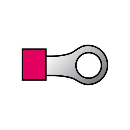 Kabelverbinders 535 rood 10st