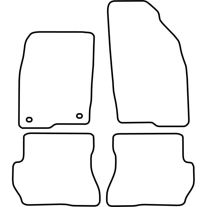 Automatten  Ford Fusion 2002-2005