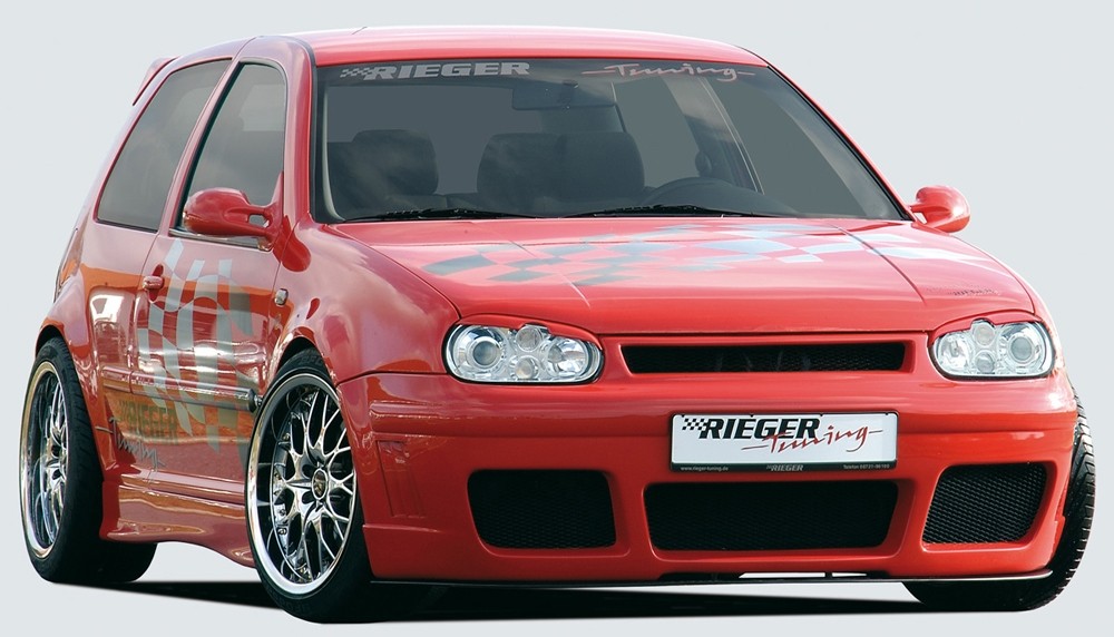 Voorbumper RS-4-Look met intakes VW Golf IV Rieger