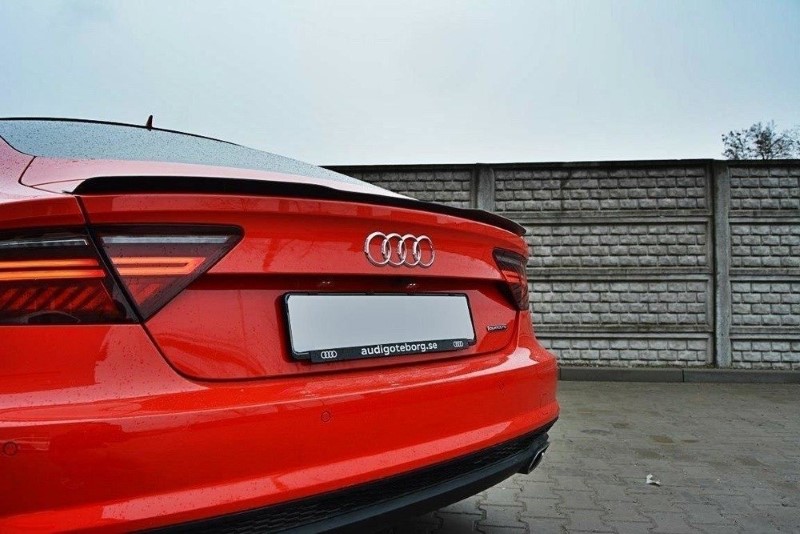 Spoilerkap Audi S7 / A7 S-Line C7 / C7 FL Glanzend Zwart Maxton