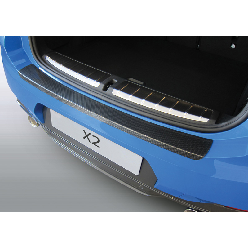 ABS Rear bumper protector  BMW X2 F39 SE/M-Sport/X 3/2018- Carbon Look