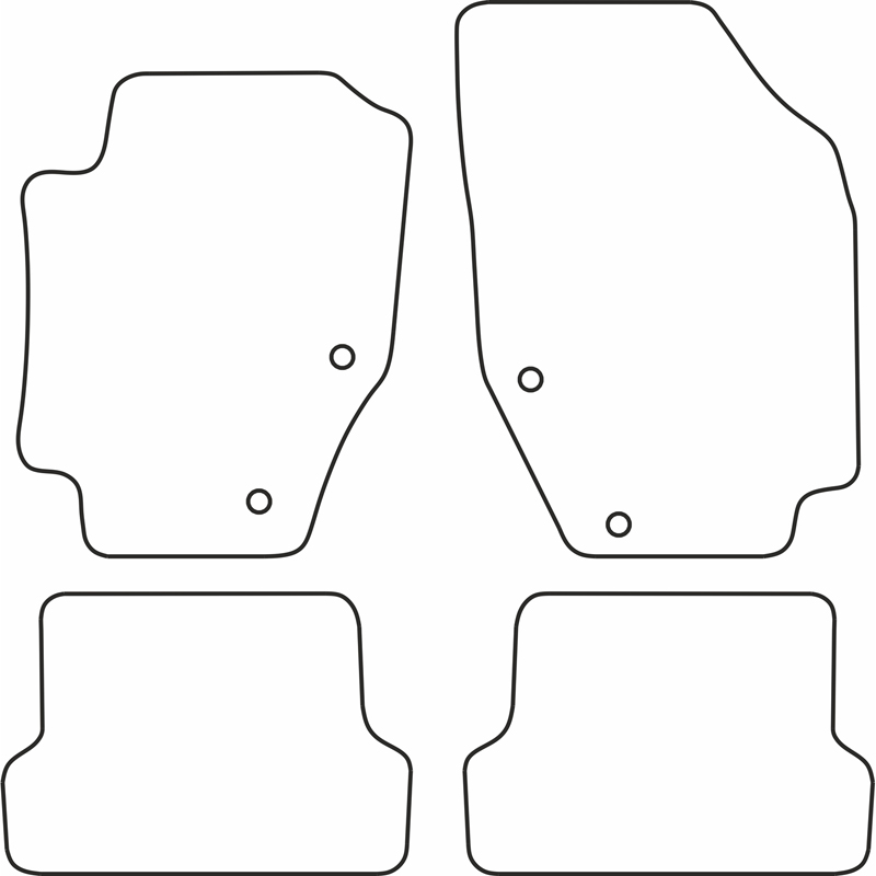 Automatten  Peugeot 307 CC 2002-2009