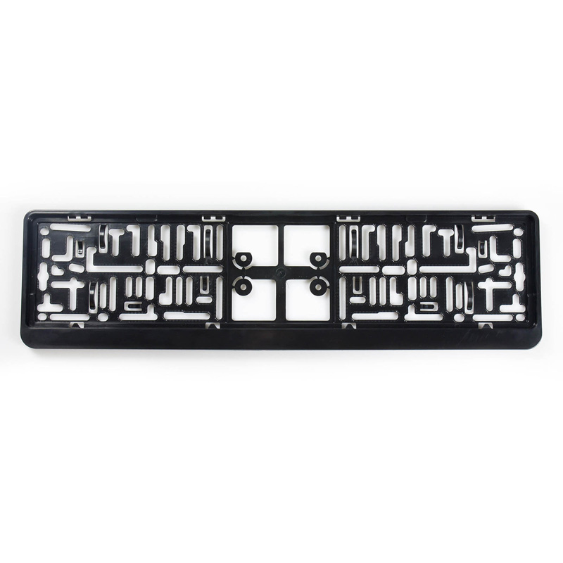 Synthetic license plate holder 'Click' 52x11cm Black