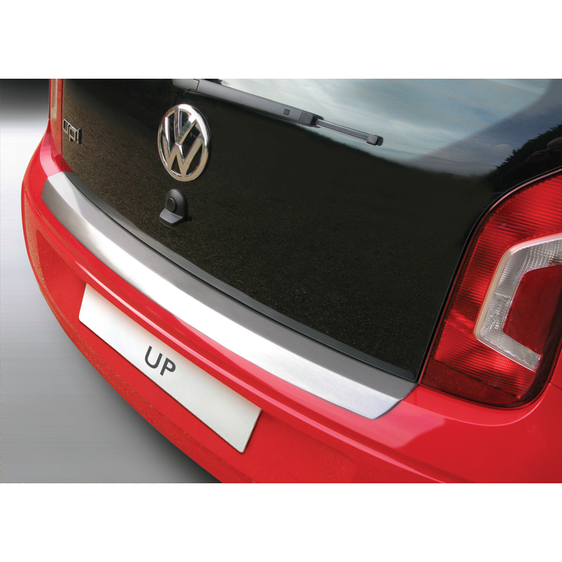 ABS Achterbumper beschermlijst  Volkswagen Up! 2011-6/2016 'Brushed Alu' Look
