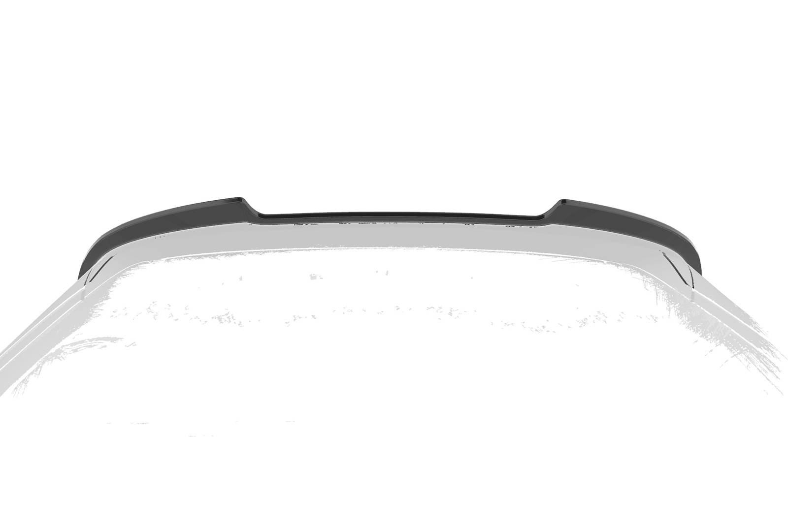 Spoiler Mercedes Benz B-Klasse W247 CSR glans Zwart