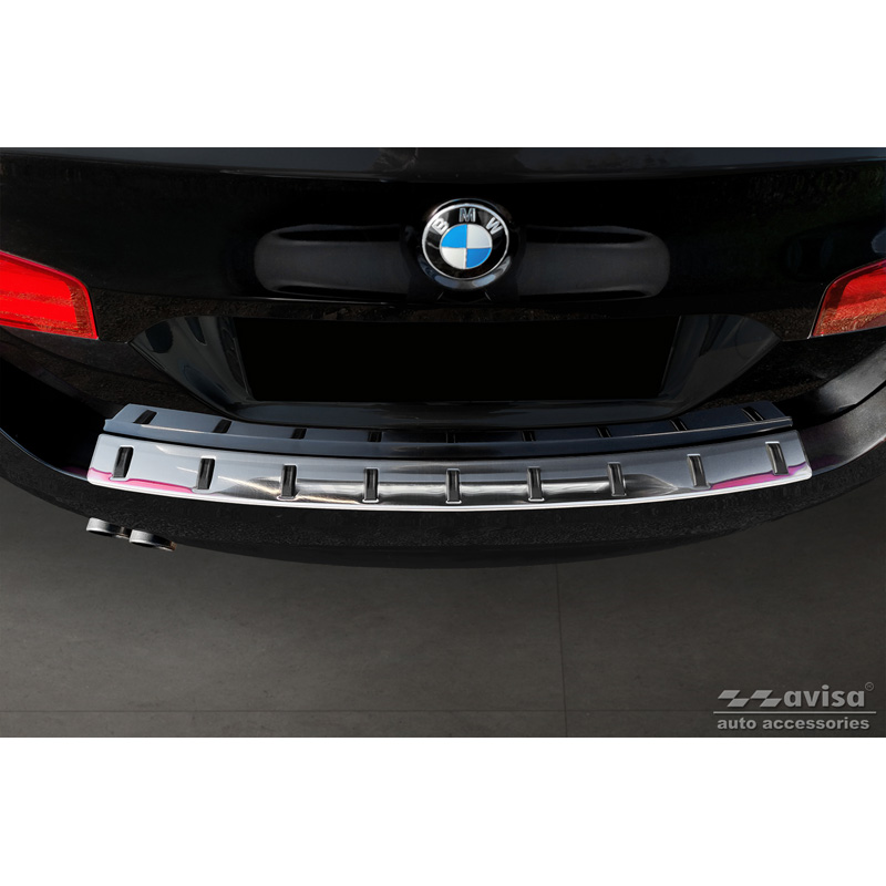 Stainless Steel Rear bumper protector  BMW 5-Series (F11) Touring 2011-2013 & Facelift 2013-2017 'STRONG EDITION'