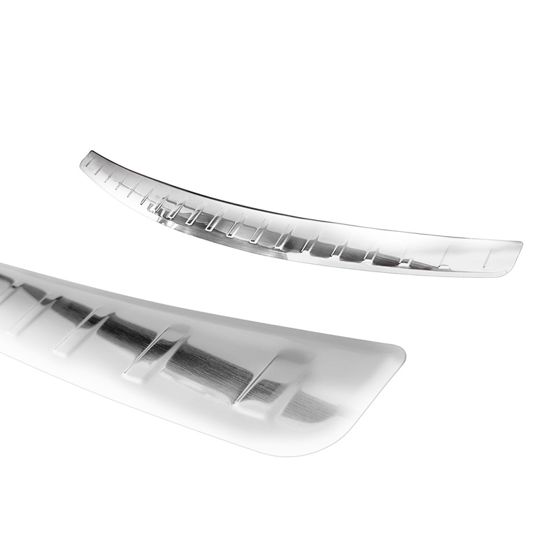 Stainless Steel Rear bumper protector  Mercedes A-Class Sedan W177 9/2018- 'Ribs'