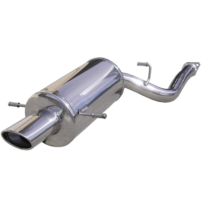 100% Inox Sport Exhaust  Subaru Impreza 4WD 2.0 WRX 2001- 120x80mm with CE