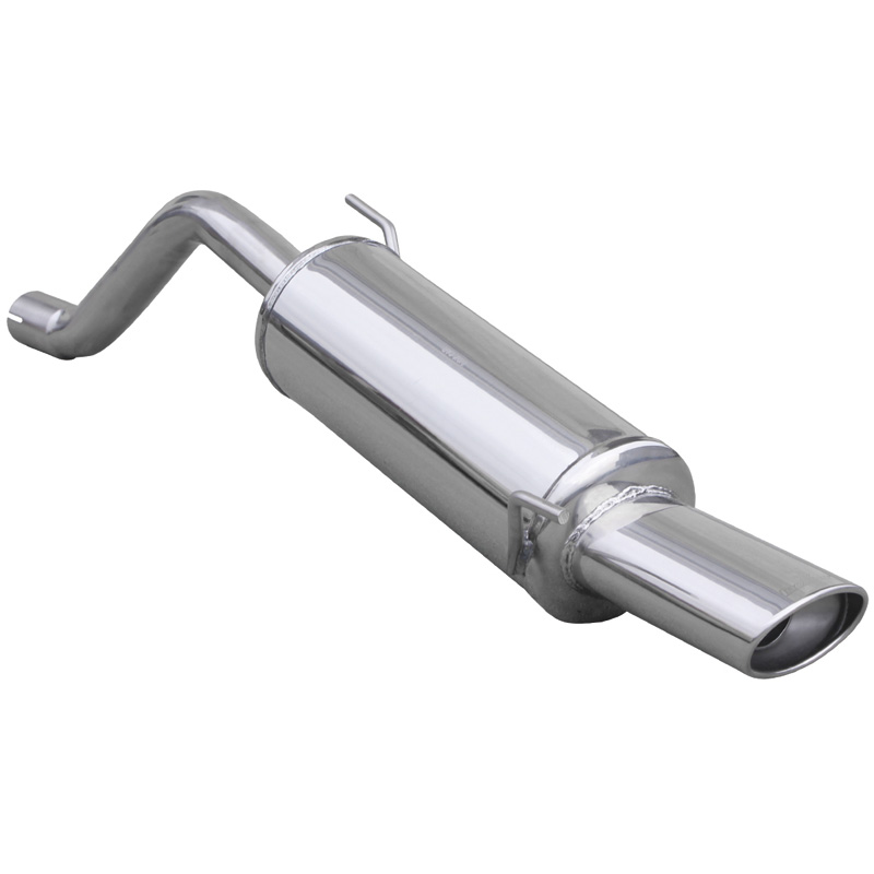 100% Inox Sport Exhaust  Fiat Grande Punto 1.4 Turbo Abarth 2006- 120x80mm