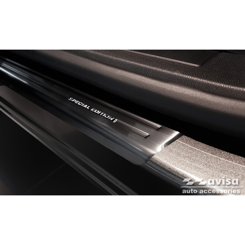 Zwart RVS Instaplijsten  Peugeot 3008 2016- 'Special Edition' - 4-delig