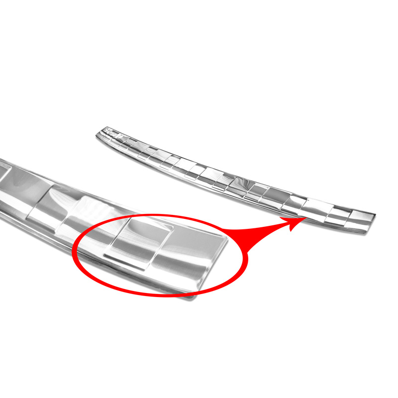 Stainless Steel Rear bumper protector  Kia Sportage IV Facelift 2018-2021 'Ribs'
