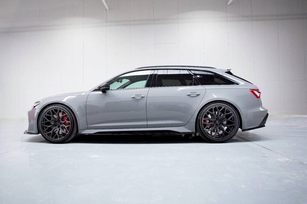 Zijskirts V.2 Audi RS6 / RS7 C8 Maxton Glanzend Zwart