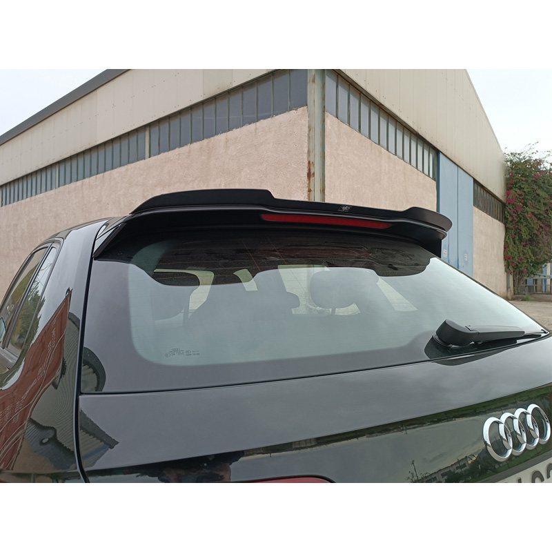 Roof spoiler (Spoiler Cap)  Audi A3 (8V) S-Line/S3 Hatchback/Sportback 2012-2016 (ABS Glossy black)