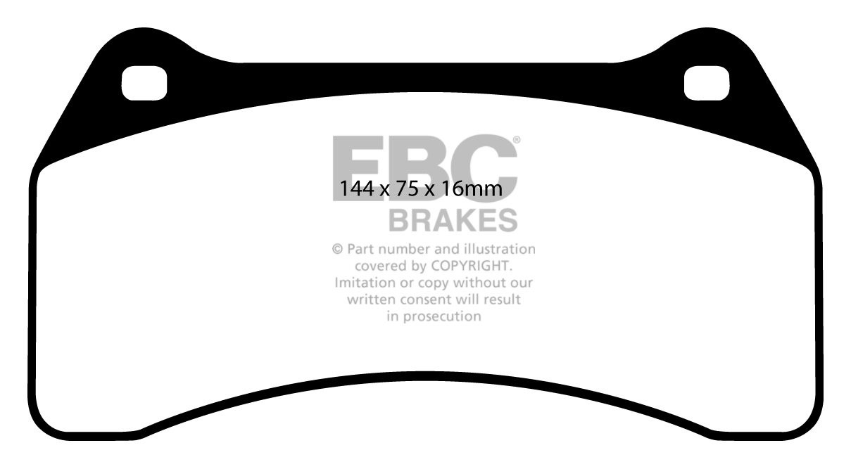 EBC Brakes JAGUAR XJR 4.2 Supercharged 2003-2006 Remblokken voor