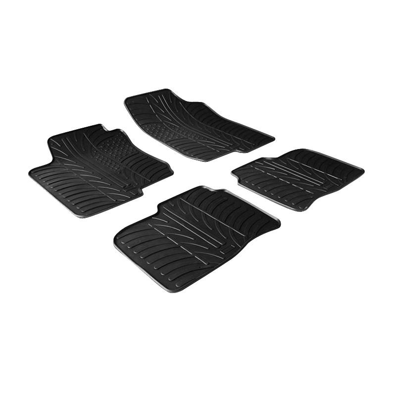 Rubber car mats set  Hyundai i30 / Kia Cee'd 2007- 2011 (T profile 4-pieces)