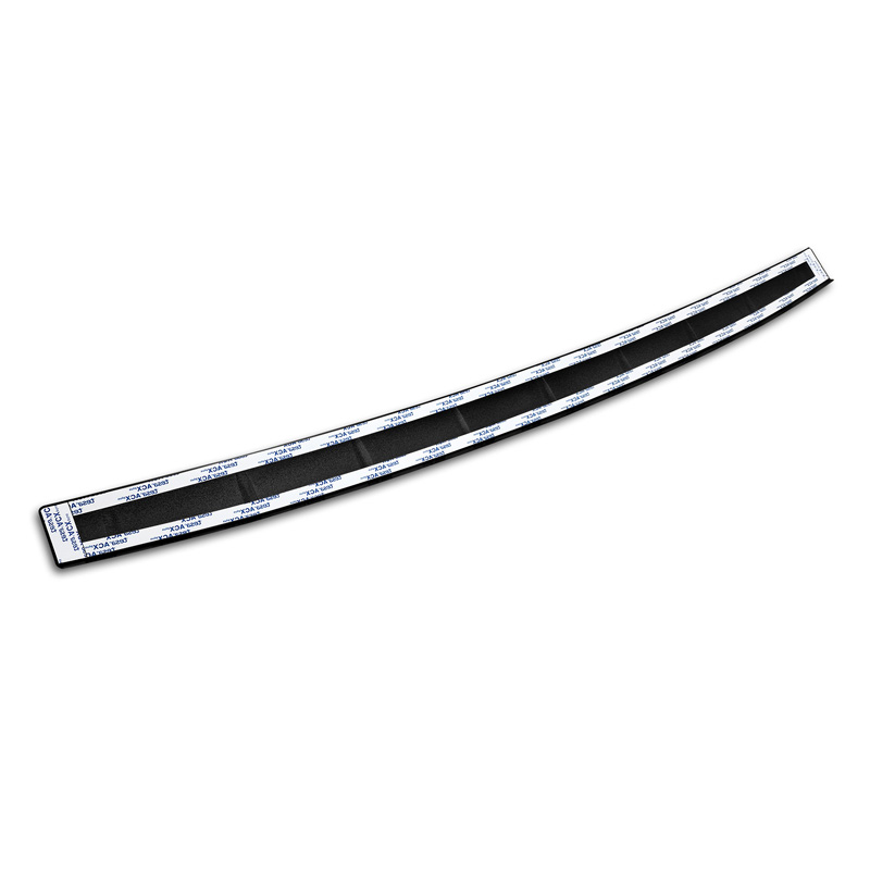 Matt Black Stainless Steel Rear bumper protector  Fiat 600 Mild Hybrid / 600e 2023- 'Ribs'