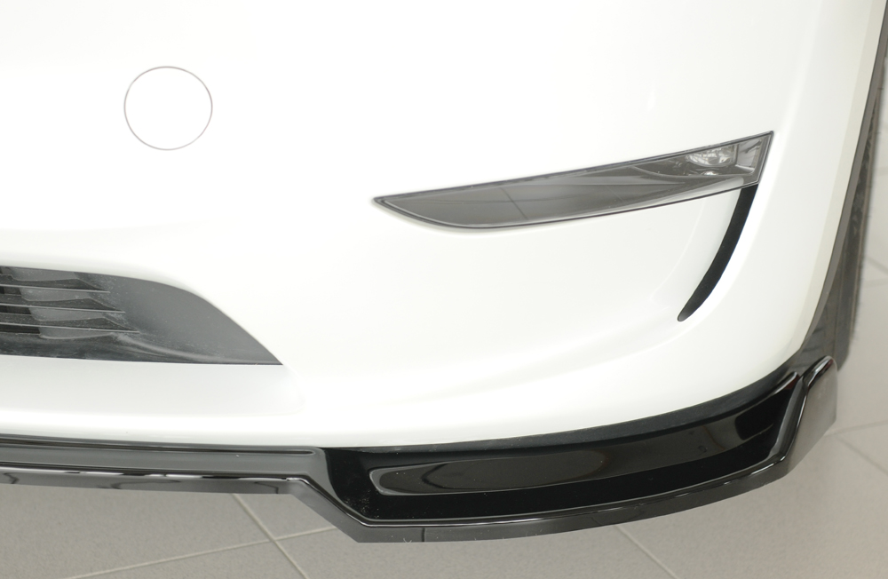 Voorspoiler Tesla Model Y Rieger Glans Zwart