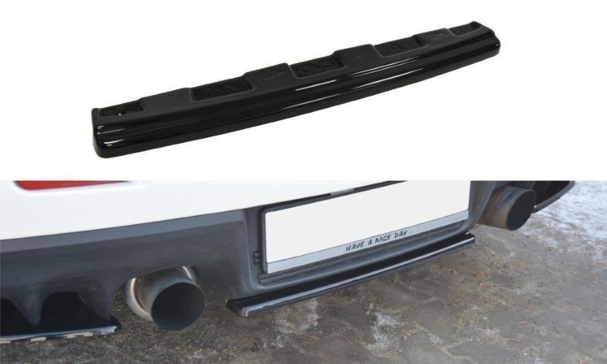 Diffuser Mitsubishi Lancer Evo X Maxton Design glans zwart