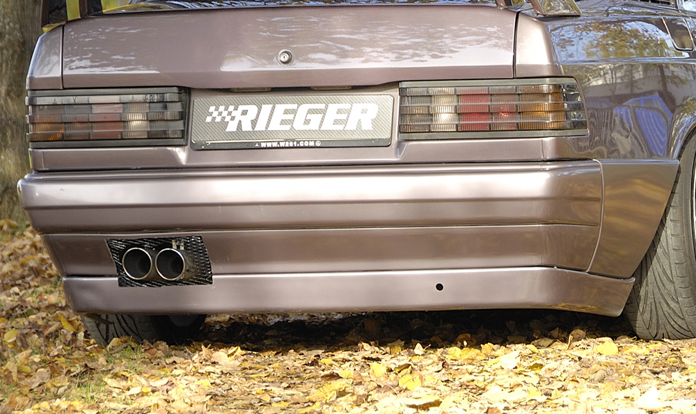 Achterbumper Diffusor zonder uitsparingen Mercedes W201 Rieger