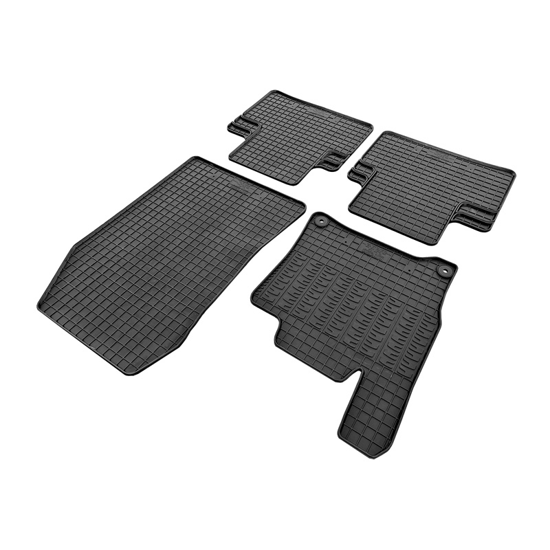 Rubber car mats set  Peugeot 408 MHEV 2023- & 308 III HB/SW MHEV 2021- & Citroën DS4 MHEV 2021- & Opel Astra L HB/ST MHEV 2022- (4-pieces + fixing system)
