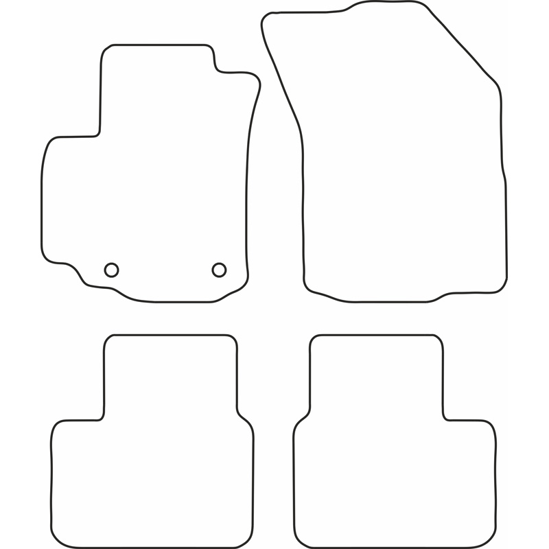Set velour car mats  Suzuki SX-4 2006-2013