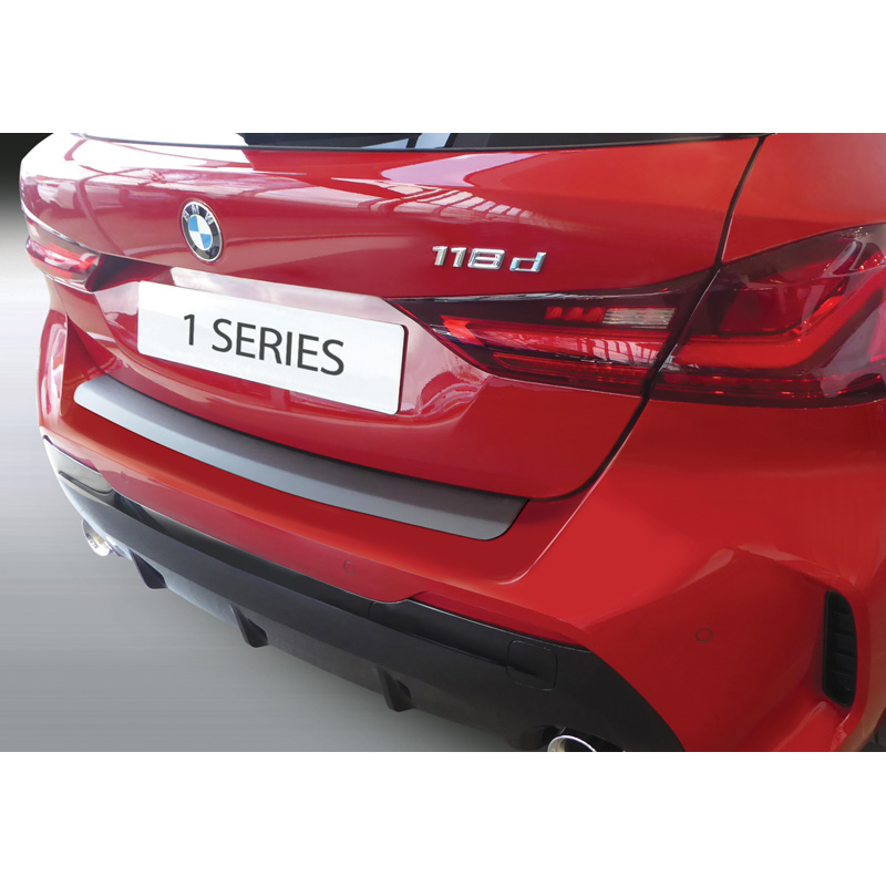 ABS Rear bumper protector  BMW 1-Series F40 HB 5-doors M-Sport/M135i 9/2019- Black