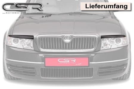 Koplampspoilers Skoda Superb I 3U4