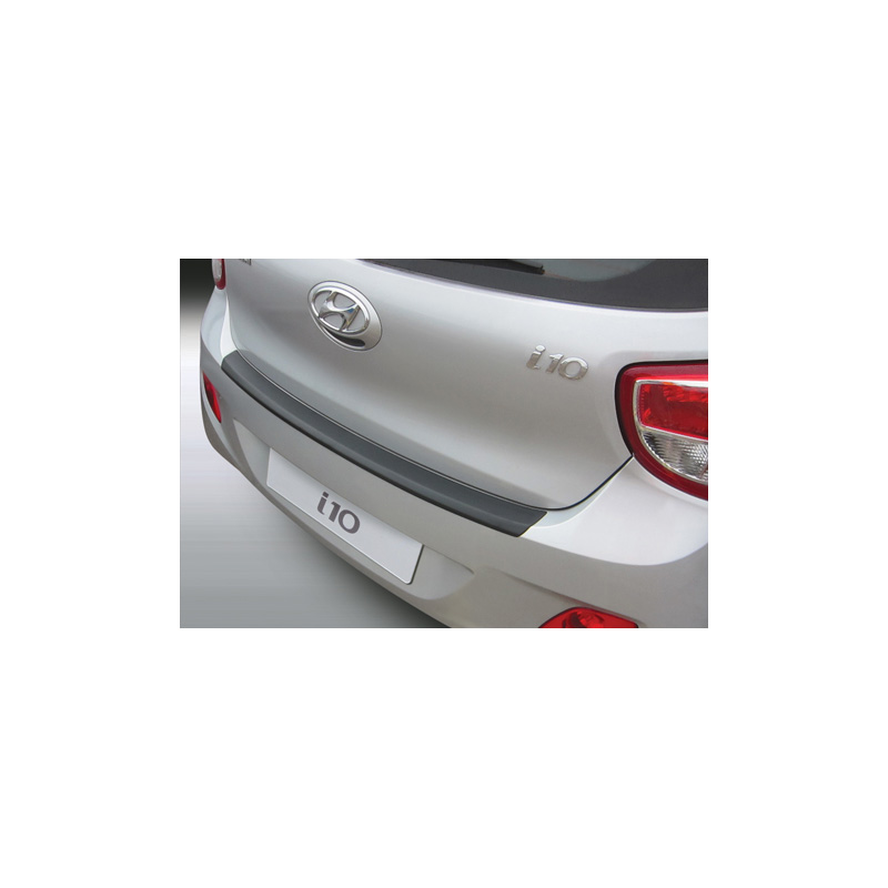 ABS Rear bumper protector  Hyundai i10 11/2013-2017 Black