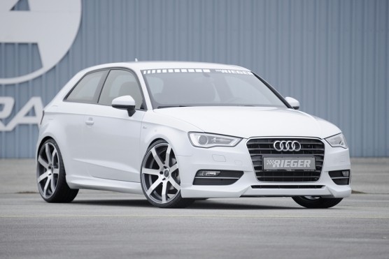 Rieger Voorspoiler Audi A3 8V 2012-