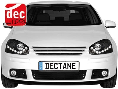 Headlights VW Golf V 03-09 Devil Eyes Dlite LED Black