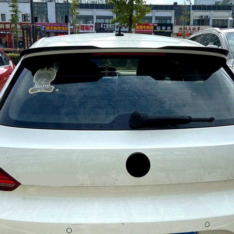 Roof spoiler (Spoiler Cap)  Volkswagen Scirocco FL 2014-2017 (ABS Glossy Black)