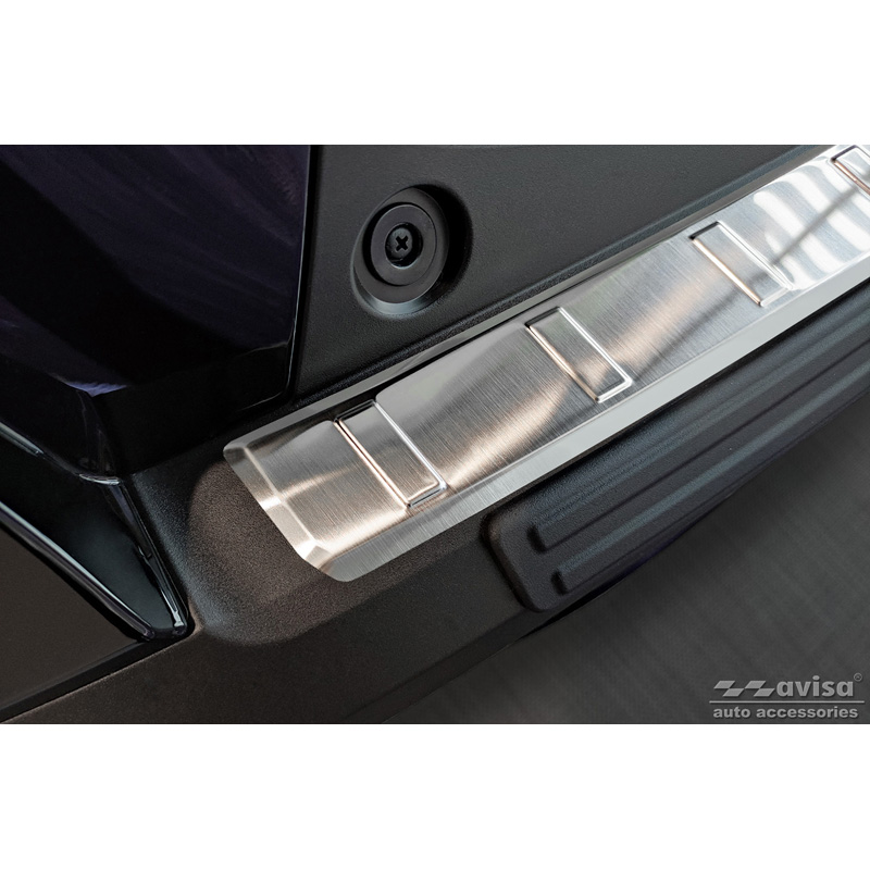 Stainless Steel Rear bumper protector  Toyota Corolla Cross 2022- 'Ribs'