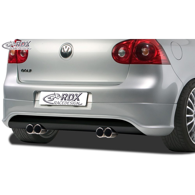 Rear bumper skirt  Volkswagen Golf V R32 Hatchback 3/5-doors 2003-2008 (exhaust left/right) excl. Variant/Plus (ABS)