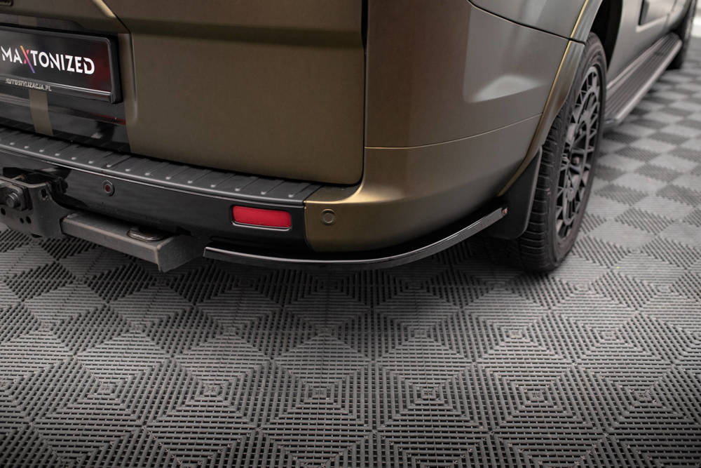 Zijdiffusers Ford Tourneo Custom Facelift 2018 - 2023  Maxton Glans Zwart