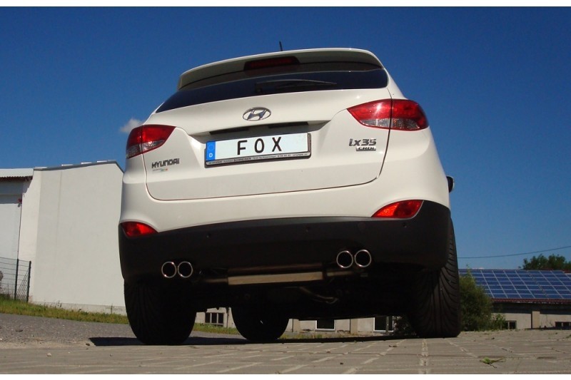 Einddemper Hyundai IX35 1,7d Duplex 2x80 rond