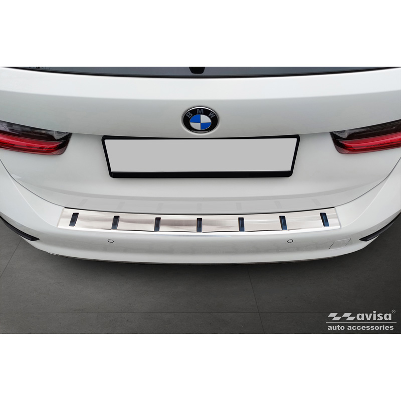 Stainless Steel Rear bumper protector  BMW 3 Series (G21) Touring 2019-2022 'STRONG EDITION'