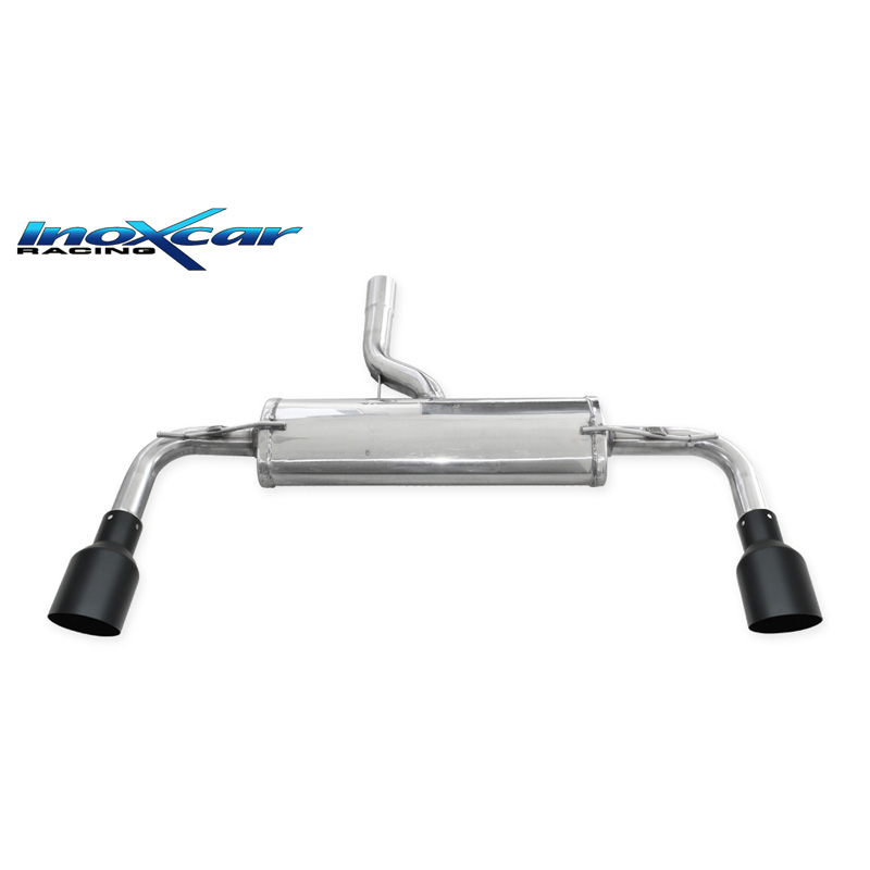 100% Inox Double Sport Exhaust  Mini Countryman 1.6 Cooper S (184HP) 2010-2016 Ø55mm Left/Right 100mm Ceramic Black