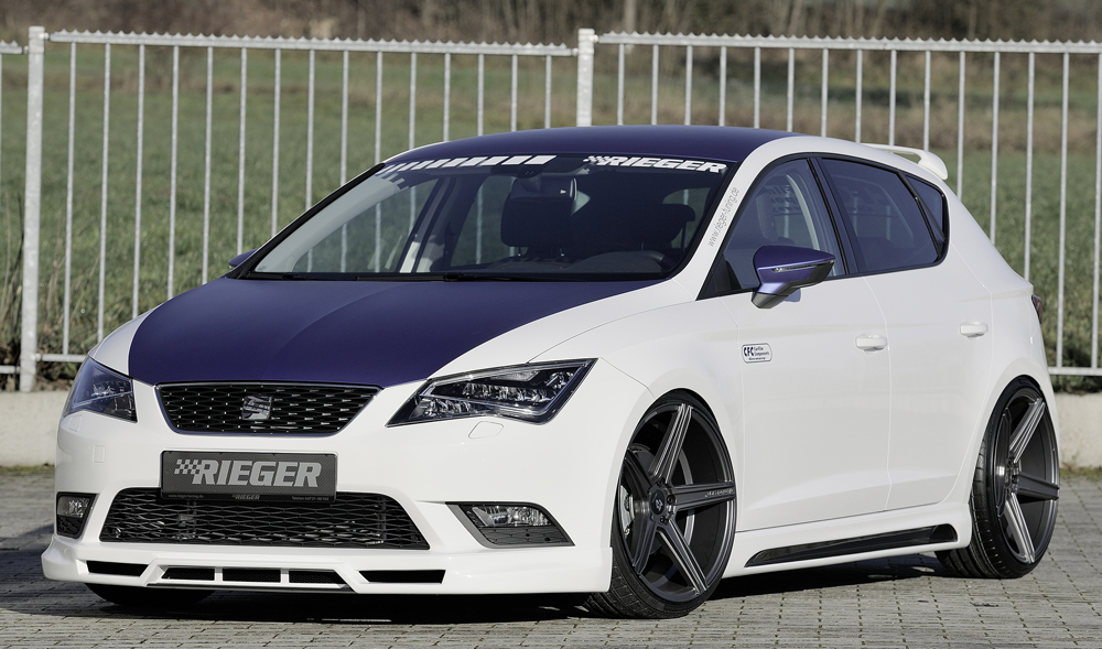 Voorspoiler lip Seat Leon F5 Rieger