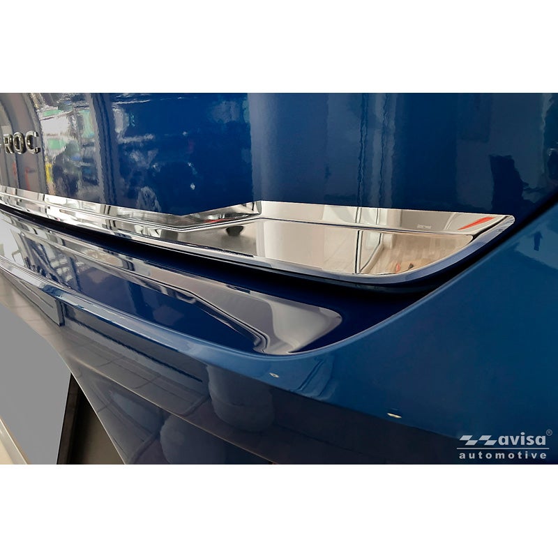 Avisa Chrome Stainless Steel Trunk Tailgate Trim Cover  Volkswagen T-Roc 2017-2022 & Facelift 2022-2025 (incl. Cabrio)