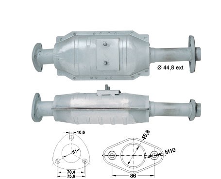 Suzuki VITARA 1.6i 8V 1590 cc 55 Kw / 75 cv G16A Magnaflow CAT B
