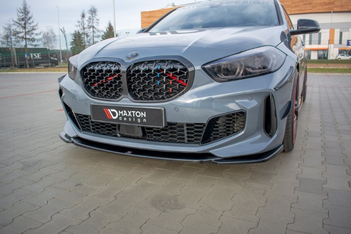 Voorspoiler BMW 1 Serie F40 M-Pack/ M135i Glans Zwart V3