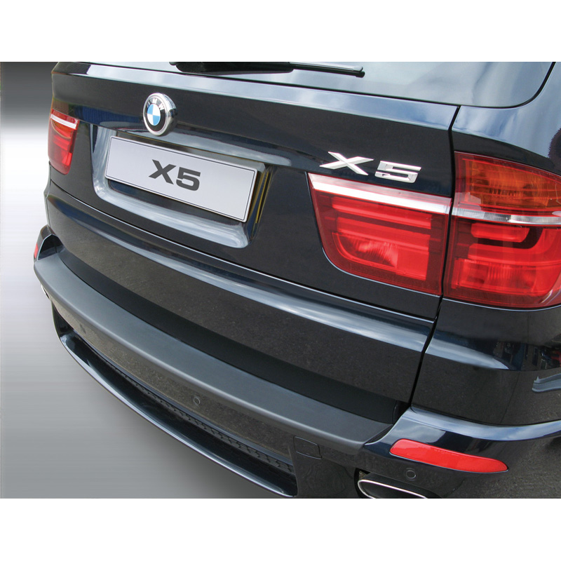 ABS Rear bumper protector  BMW X5 2007-2013 Black