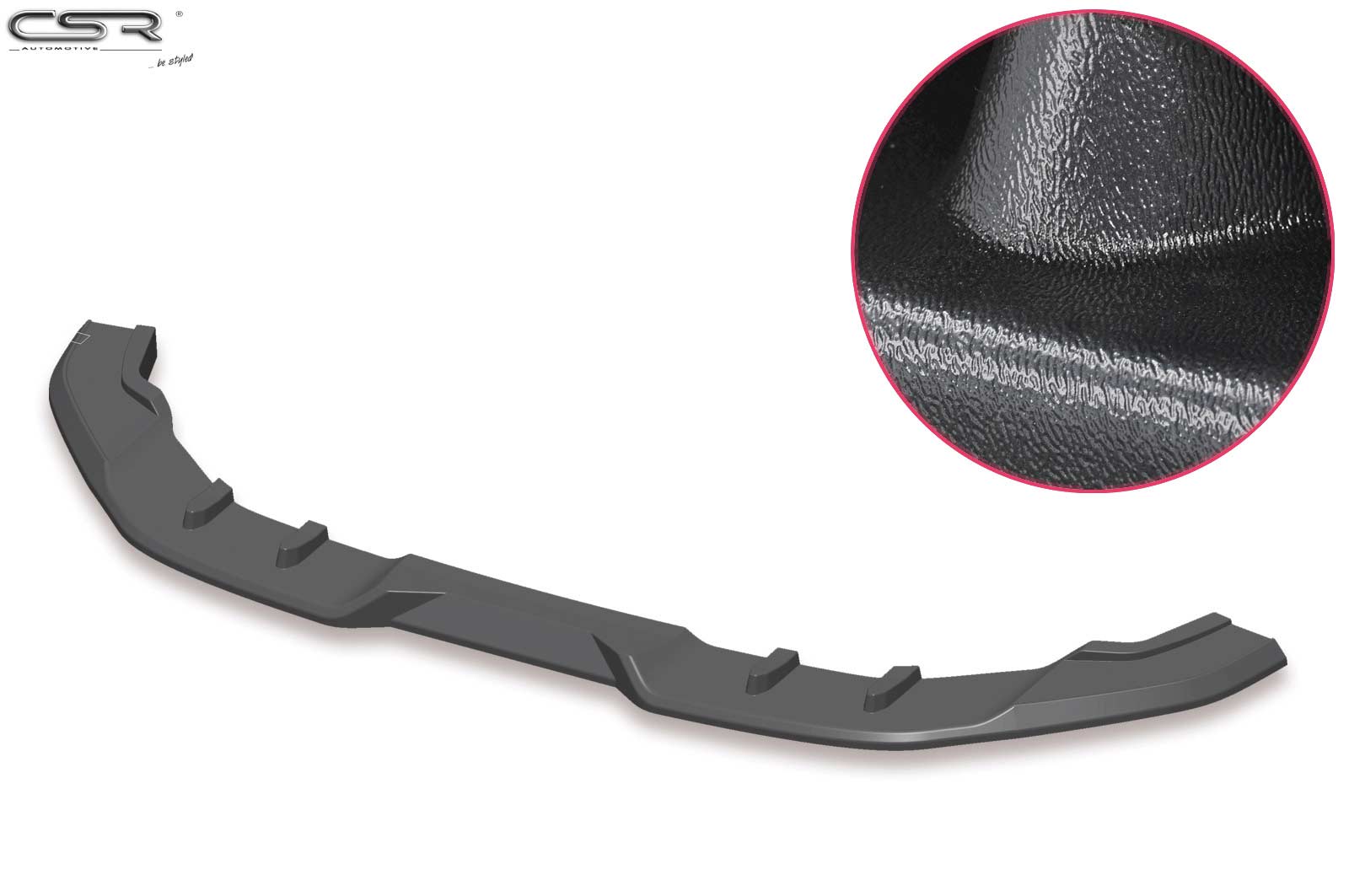 Voorspoiler VW Golf VII R Mat Zwart