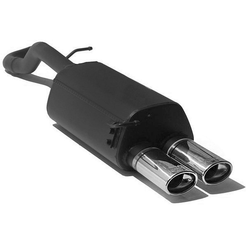 Sport exhaust  Volkswagen Golf IV HB 1.4i 55kW/1.6i 74/75/77kW/1.8i 20V 92kW/1.8T 110kW/2.0i 85kW/1.9SDI 50kW/1.9TDI 66/74/81/85/96/110kW 1997-2004 2x 95x65mm
