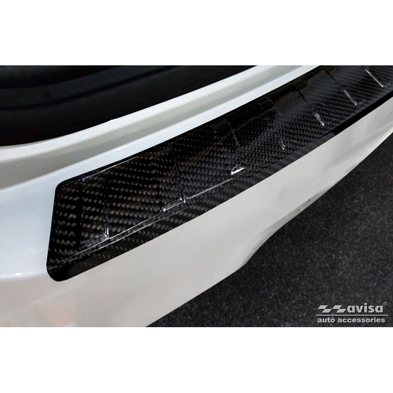 Real 3D Carbon Rear bumper protector  BMW X3 (G01) 2017-2021 & Facelift 2021- excl. M-Package 'Ribs'