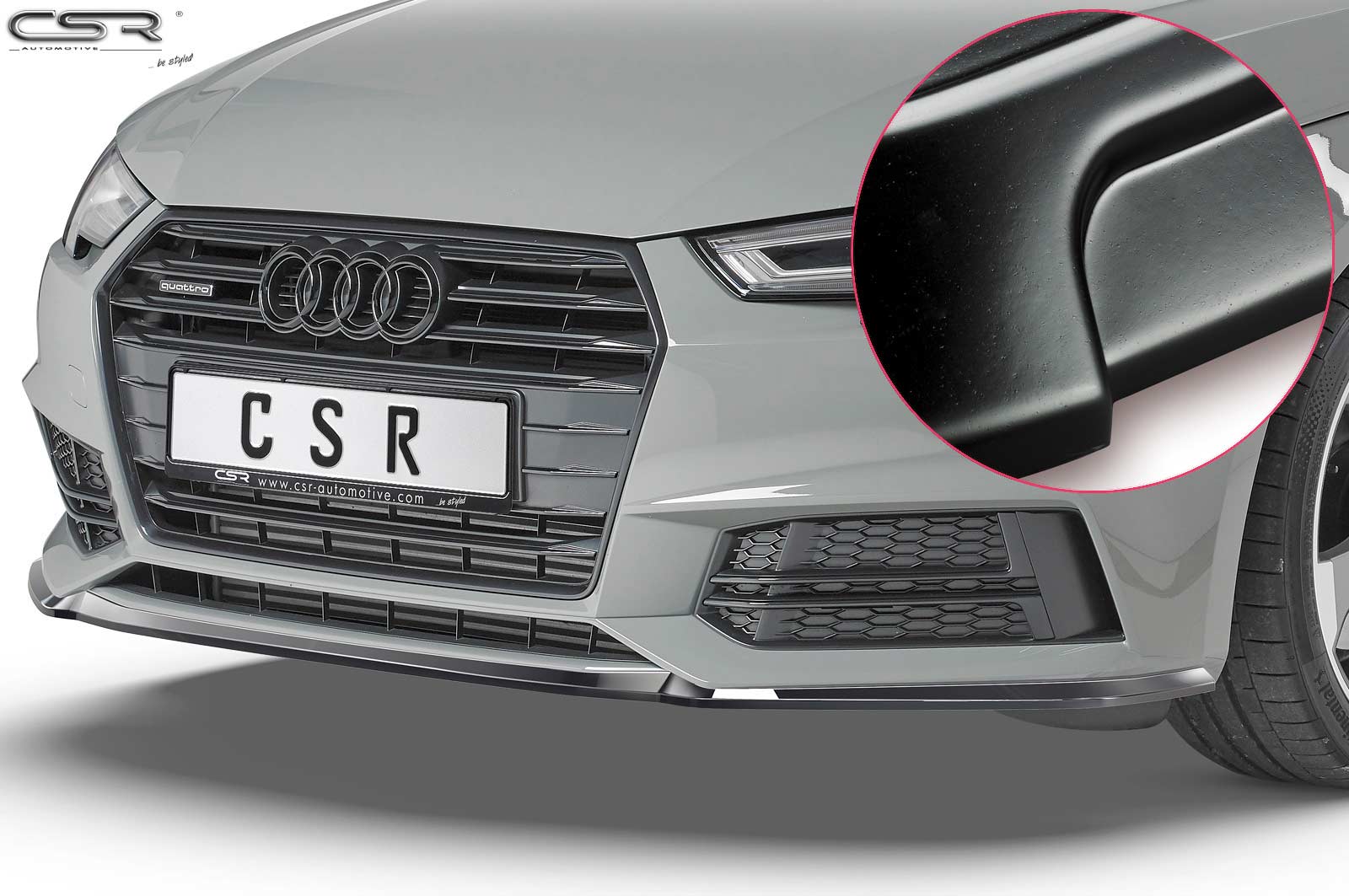 Voorspoiler Audi A4 / S4 B9 8W