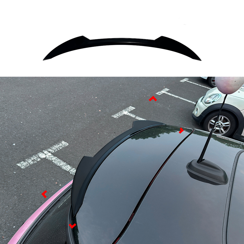 Dakspoiler (Spoiler Cap)  Mini F55/F56 One/Cooper/S 2013-2024 excl. JCW/GP (ABS Glanzend zwart)
