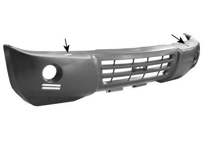 voorbumper, koplampsproeiers, 2003-Mitsubishi Pajero, 2000-2003