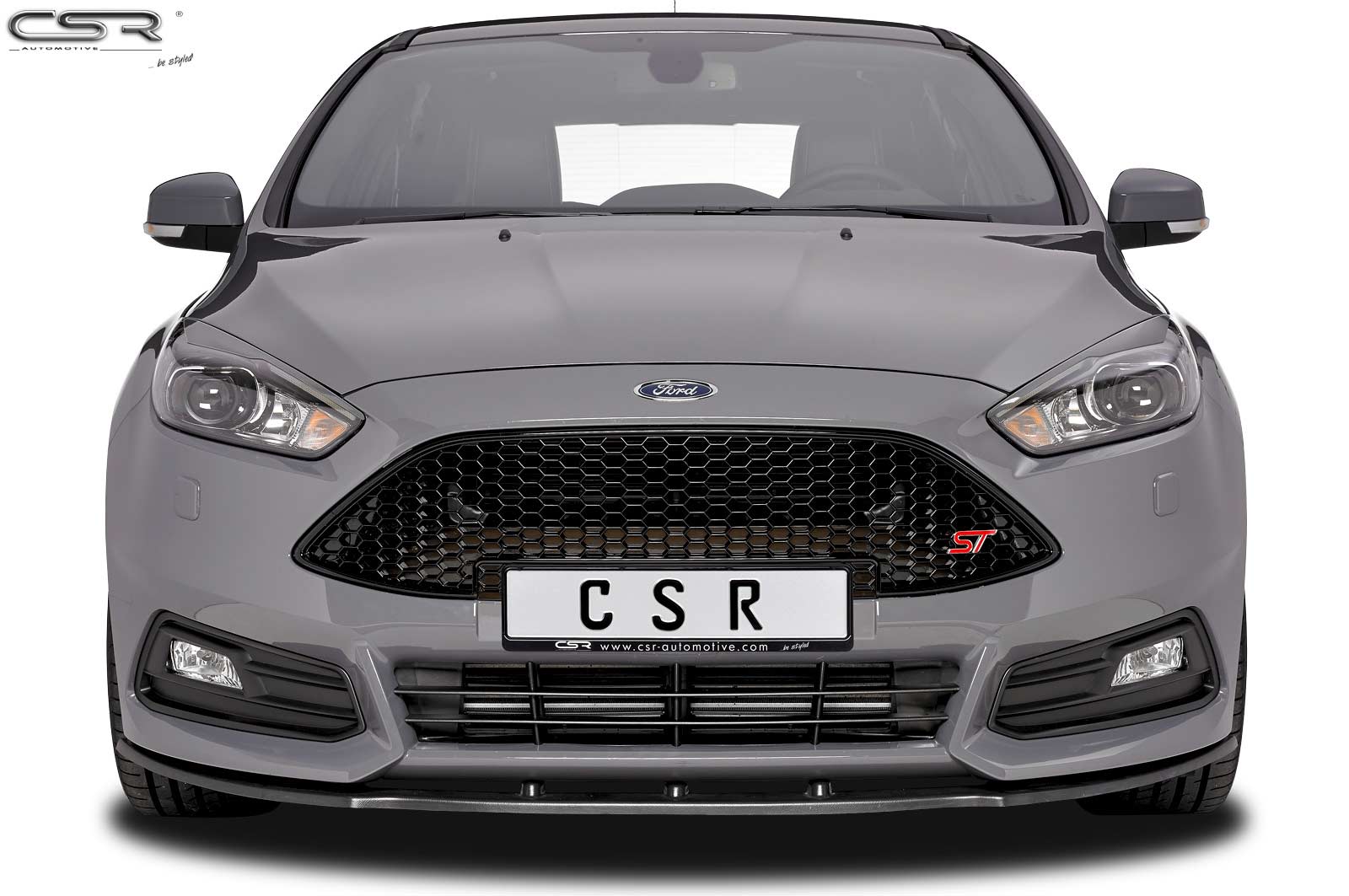Koplampspoiler Ford Focus MK3 CSR Glans Zwart