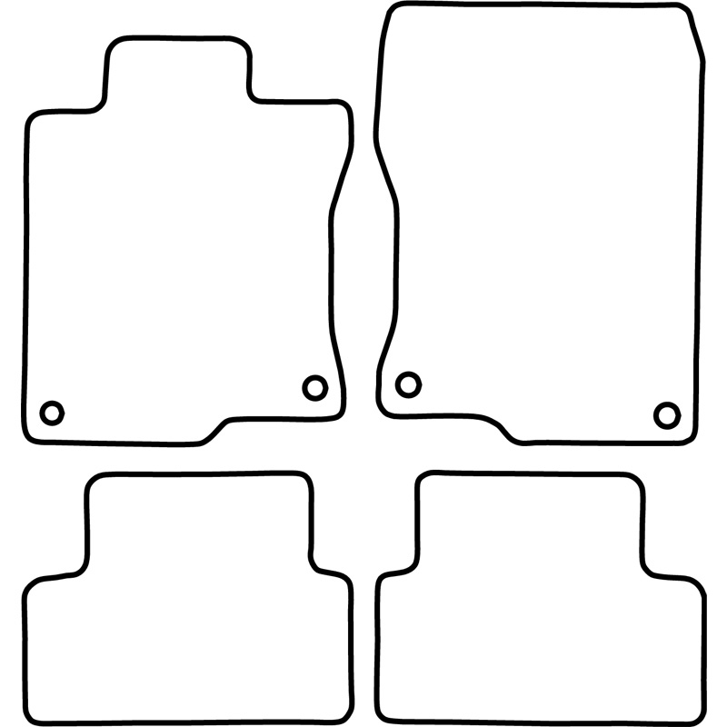 Set velour car mats  Honda Accord 2011-